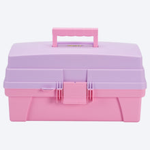 Cargar imagen en el visor de la galería, Caja Herramientas 14&quot; con Tapa Organizadora Vanity Beauty Lila - Rosado / Rimax