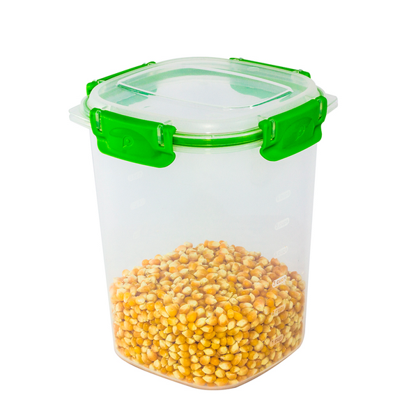 Recipiente para Alimentos Clip Lock Cuadrado N° 3 / Polimes