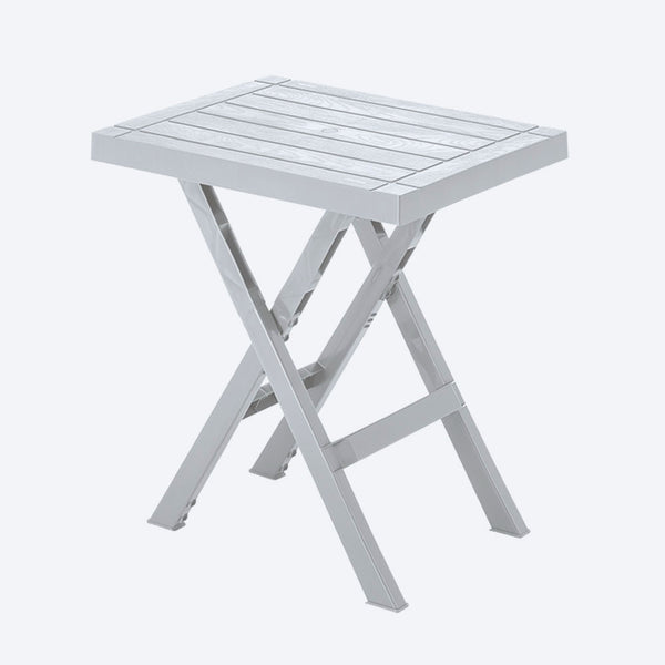 Mesa Plegable Barú Gris Hielo / Rimax