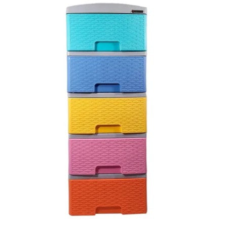Cajonero Practimueble Rattan 5G / Colplast