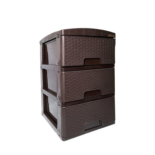 Practimueble x 3 Gavetas Wengue / Colplast