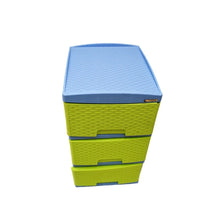 Cargar imagen en el visor de la galería, Practimueble x 3 Gavetas Azul-Verde / Colplast
