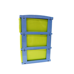 Practimueble x 3 Gavetas Azul-Verde / Colplast