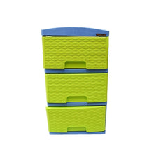 Cargar imagen en el visor de la galería, Practimueble x 3 Gavetas Azul-Verde / Colplast