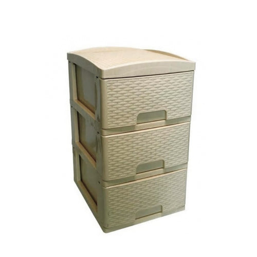 Practimueble x 3 Gavetas Beige / Colplast