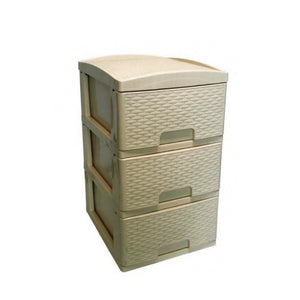 Practimueble x 3 Gavetas Beige / Colplast