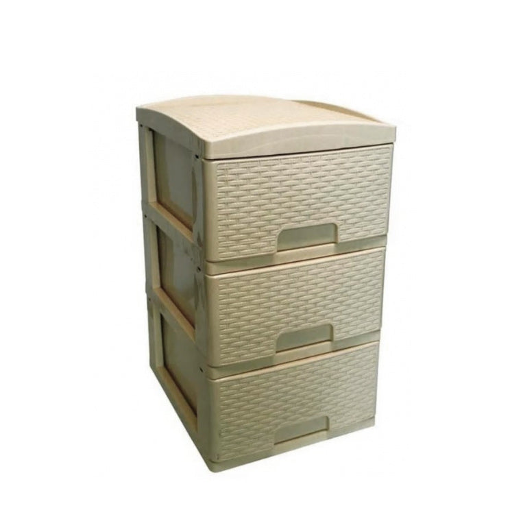 Practimueble x 3 Gavetas Beige / Colplast