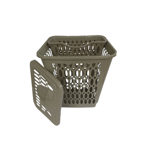 Cesta para Ropa Cuadrada Café / Colplast