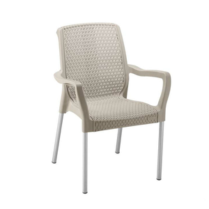 Silla Shia Con Brazos Taupe / Rimax