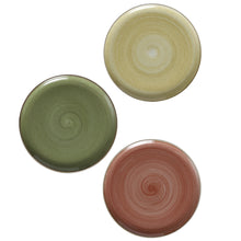 Cargar imagen en el visor de la galería, Plato Pando Coupé Linea Artisan 23.6 cm Mostaza / Corona