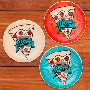 Set x 3 Platos Pandos Pizza 26 cm / Oxford