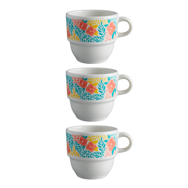 Set x 3 Mug Anemone / Corona
