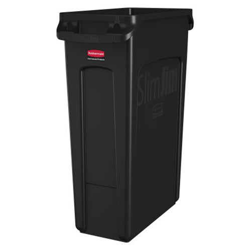 Contenedor Slim Jim® 87 litros Negro / Rubbermaid