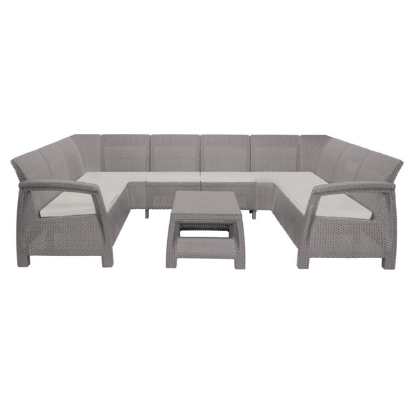 Juego de Sala Ferrara Luxury Taupe / MQ