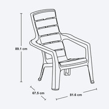 Cargar imagen en el visor de la galería, Silla Playera Baru Taupe / Rimax