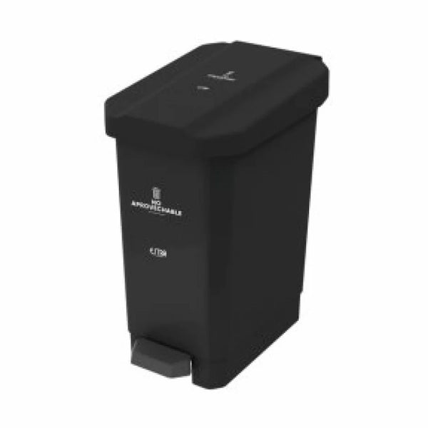 Papelera Pedal Estrabins 44 Litros Negro / Estra