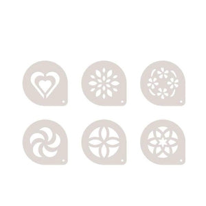 Set x 6 Plantillas de Decoración Para Capuchino / Tescoma