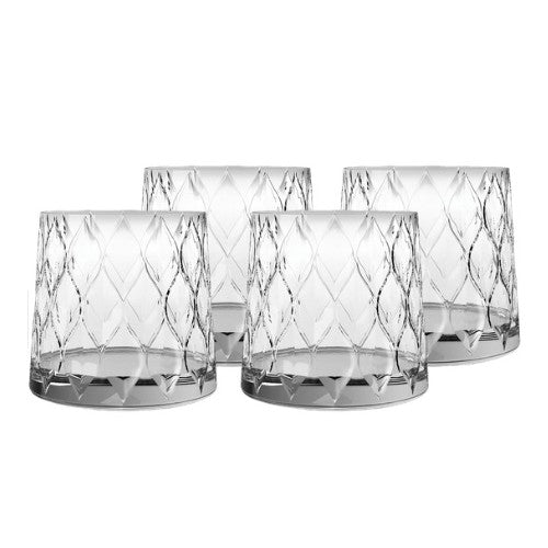 Set x 4 Vasos Cortos Leafy / Pasabahce