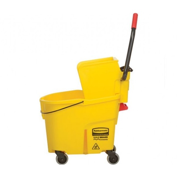 Balde con Escurridor 33 litros WaveBrake® Amarillo/  Rubbermaid