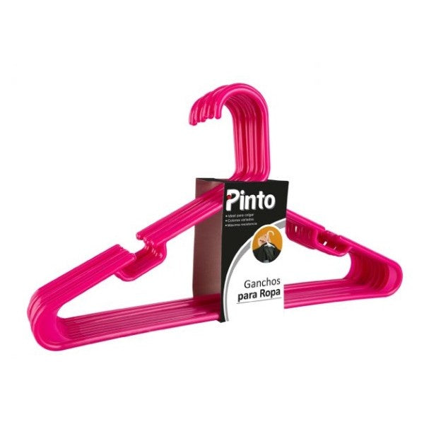 Gancho Para Ropa X 10 Unidades Fucsia / Fuller
