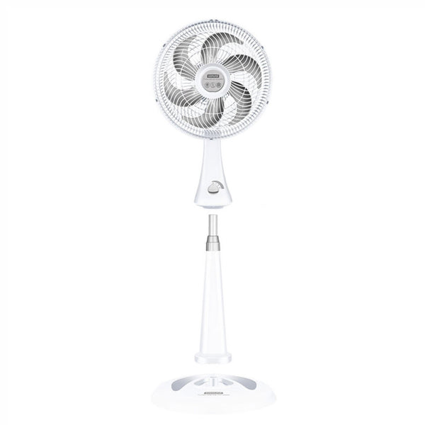 Ventilador Turbo Silence Compact 2 en 1 Blanco / Samurai