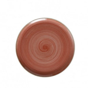 Plato Pando Coupé Línea Artisan 23.6 cm Salmon / Corona