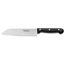 Cargar imagen en el visor de la galería, Cuchillo Santoku Ultracorte Negro / Tramontina