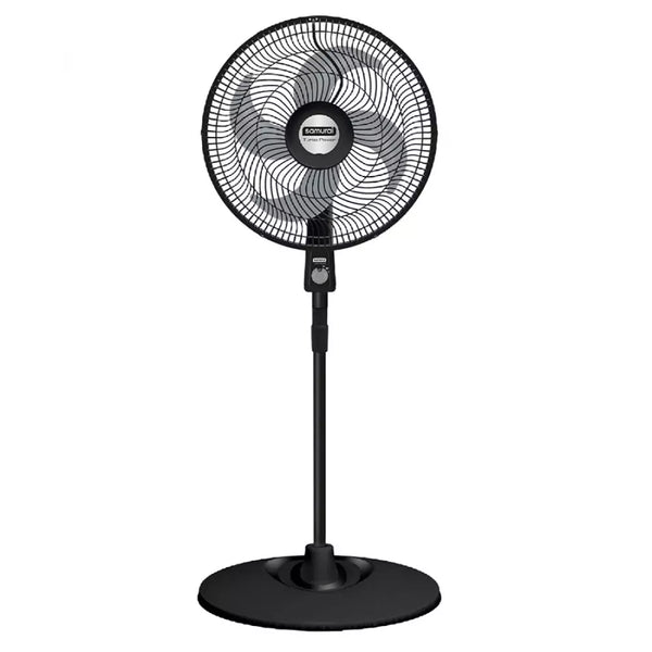 Ventilador Turbo Power Pedestal Negro / Samurai